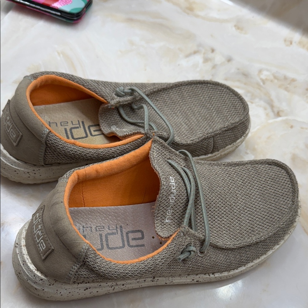 Hey Dude Men's Loafers - Brown and Orange